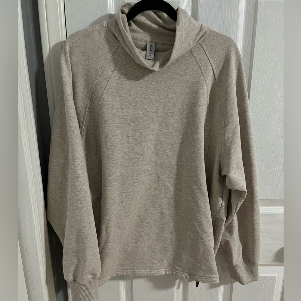 Varley Cream Cowl Neck Sweater